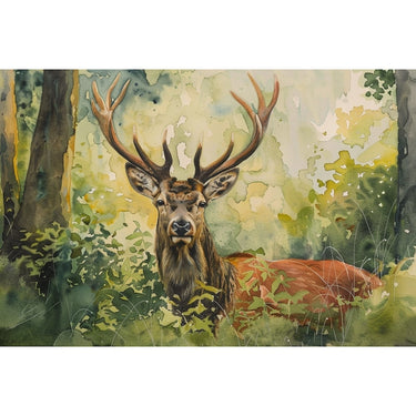 Colourful Deer Canvas